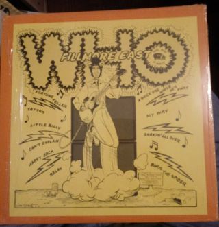 The Who Fillmore East Tmoq Orange Color Vinyl With Stout Insert In Shrink Rare