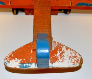 Rare Vintage 1940s Fisher - Price American Airlines Flagship Airplane 6