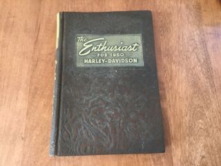 1950 Harley Davidson Motorcycle Enthusiast 12 Issues Book,  Hard To Find