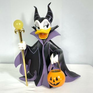 Disney Art Halloween Daisy Duck Dressed As Maleficent Large Figurine Lim Ed Rare