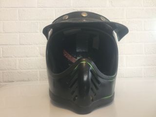 Vintage Bell Moto Star 3 Helmet Size 7 1/4 5