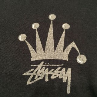 Vintage 90s Stussy Broken Crown Tee 4