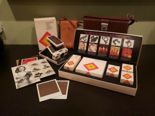 Vintage Polaroid Sx - 70 - - Accesory Kit - Leather Cases - The Best Ever