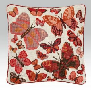 Ehrman Needlepoint Tapestry Kit Zealand Butterflies Fenix Faydria Vintage