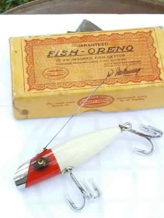 South Bend Fish Oreno 953 & Introduction Box Vintage Fishing Lures Ge