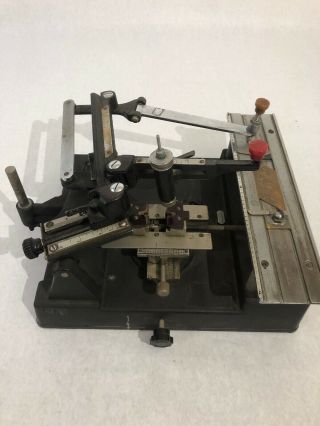 Vintage Hermes Engravograph Engraving Machine Model GM No Motor 3
