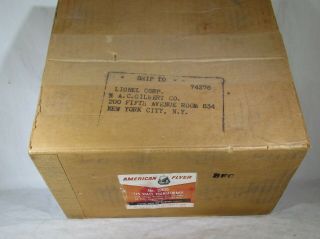 RARE NOS FACTORY AMERICAN FLYER 22035 175w TRANSFORMER SHIPPED TO LIONEL 2