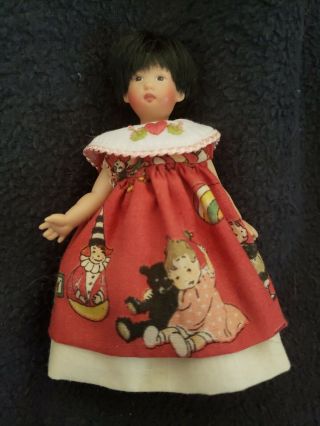 Vintage Helen Kish Miniature 4 1/2 " Doll