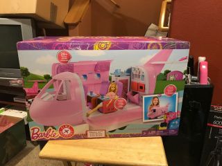 Barbie Pink Passport Jet Glamour Jet Vacation Airplane Mattel Nib