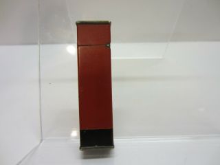 Vtg Old Red Dunhill England Cartier License Lighter 3