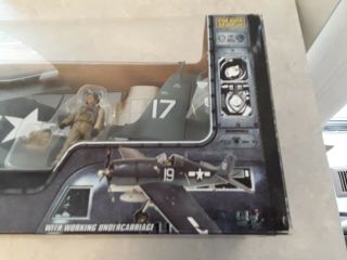 Elite Force BB - US NAVY F6F Hellcat Carrier Fighter RARE 1/18 17 Nose art. 4