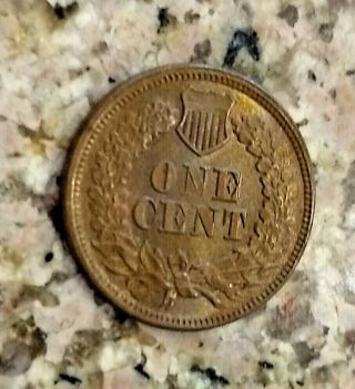 RARE 1867 BRIGHT BROWN U.  S INDIAN HEAD PENNY CLEAR SHARP DETAILS N/R 5
