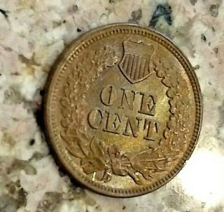 RARE 1867 BRIGHT BROWN U.  S INDIAN HEAD PENNY CLEAR SHARP DETAILS N/R 7