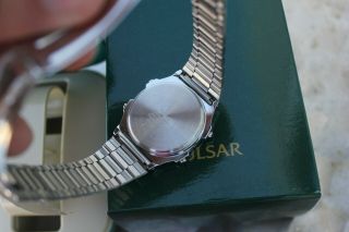 NOS Rare vintage Pulsar Lithium 10 chronograph alarm timer digital watch quartz 5
