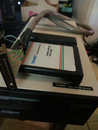 Tandy Disk Drive Fd 502 Color Computer Vintage Cartridge.  1980 