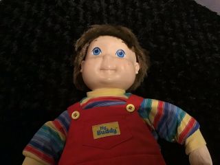 VINTAGE 1985 Hasbro Chucky My Buddy Doll Brown Hair Blue Eyes VTG RARE 2
