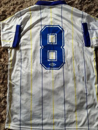 Rare vintage Leeds United Football Shirt Size Large 8 3