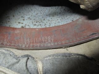 RARE IRISH VICKERS M27 1927 HELMET 10