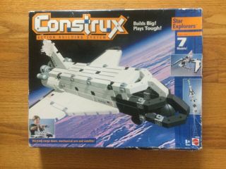 Un - Opened 1996 Mattel Construx Star Explorers Action Building System Space Set