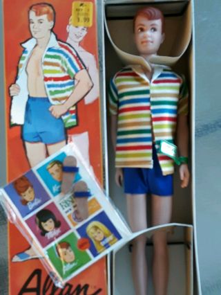 Vintage Allan Barbie Doll Box Mattel " He 