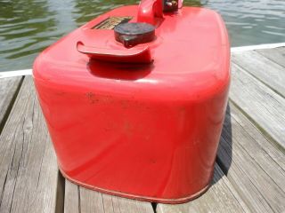 Vintage Yamaha Marine Outboard Motor 6.  3 Gal.  Metal Gas Tank 8