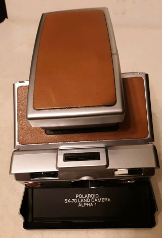 Vintage POLAROID SX - 70 Land Camera Model 1 Alpha 1 2
