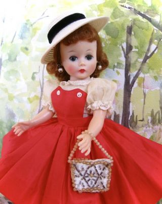 Darling Vintage Hard Plastic Tagged " Cissette " Doll By Madame Alexander 1950 
