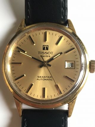 VINTAGE TISSOT SEASTAR AUTOMATIC GENTS WRISTWATCH 8