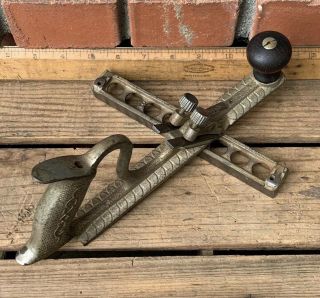 Vintage STANLEY No.  48 Tongue & Groove Swing Fence Plane w/ 2 - 5/16 