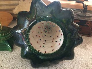 19”,  Vintage Ceramic Christmas Tree Holland Mold Jansen Ceramics signed 4/29/76 6