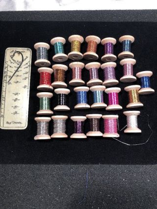 Vintage 1920’s France Tinsel Assortment Salmon Fly Tying Fishing