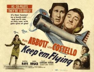 16mm Keep Em Flying Feature Movie Vintage 1941 Comedy Abbott & Costello