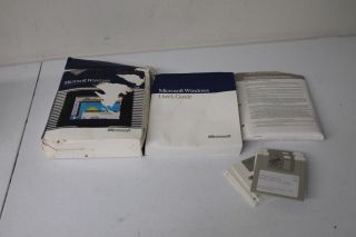 Microsoft Windows 2.  0 Vintage Presentation Manager W Manuals & 5 11988