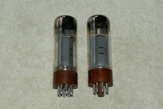 Pair Vintage Amperex El34 Output Tubes