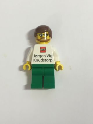 Lego Former Ceo Minifigure Jørgen Vig Knudstorp Business Card Extreme Rare