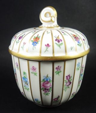 Vintage Royal Copenhagen Henriette Lidded Jam Pot C1950 Hand Painted Beauty 1st