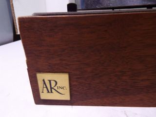 Vintage Acoustic Research AR Inc XA 93387 Belt Drive Stereo Turntable 50 60 CPS 2