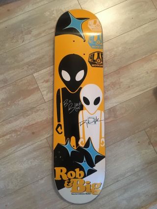 Vintage Alien Workshop Deck Rob And Big Skateboard Deck
