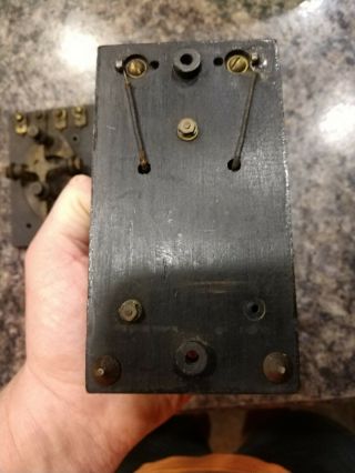 Antique Vintage Western Electric Telegraph Morse Code Key,  7 A Sounder 1000 Ohm 6