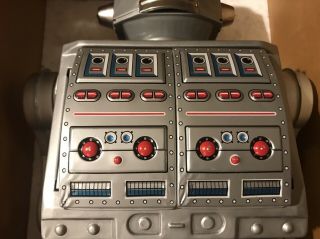 RARE SPACE GIANT ROBOT BATTERY OPERATED TIN JAPAN BY SH HORIKAWA 3