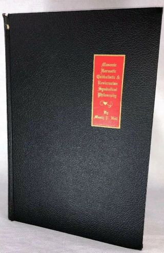 VINTAGE THE SECRET TEACHINGS OF ALL AGES MANLY P HALL 1968 ED 1928 RARE 2