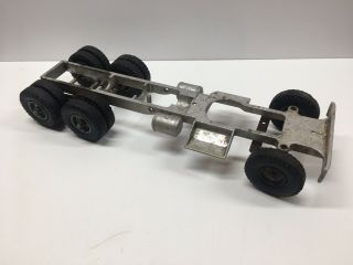 Vintage Smith Miller Mic Tandem Dump Truck Frame With Wheels & Axles