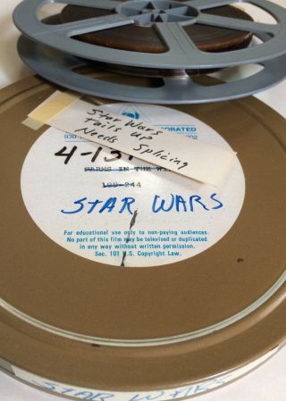 16mm Trailer Star Wars Vintage Film 1977 Movie Sci - Fi Episode Iv