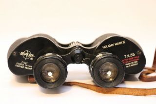 Vintage SWIFT Binoculars Holiday MARK II 7X,  35 Extra Wide Field Model No.  766 6