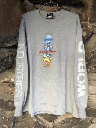 Vintage World Industries Flameboy Wet Willy Long Sleeve T Shirt Size Xl Usa