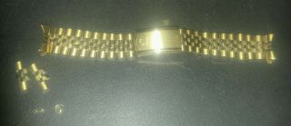 Vintage Omega Gold Overlay Watch Bracelet