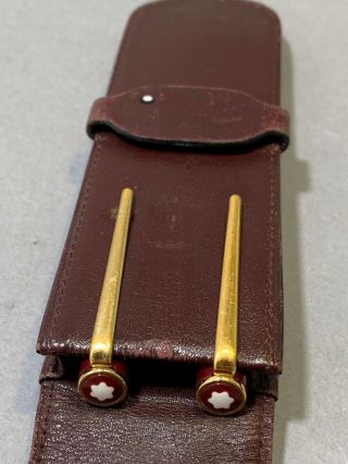 Vintage Montblanc Classic Pen Mechanical Pencil In Bordeaux Color 4