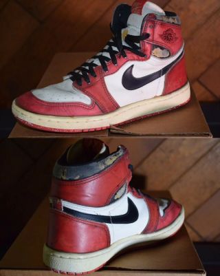 1985 Nike Air Jordan 1 OG Chicago - Left Only RARE Men’s Size 5.  5 4