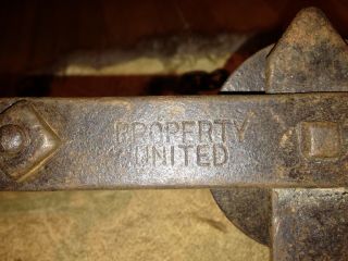 Vintage Newhouse No.  4 Government Trap With USDA TAG 5