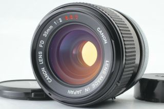 【near Rare O Lens】 Canon Fd 35mm F2 S.  S.  C.  Mf From Japan 569